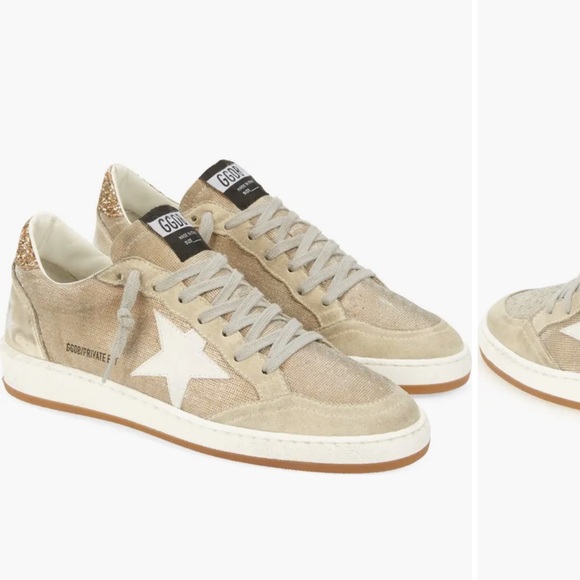 Golden Goose Beige Ballstar Sneaker